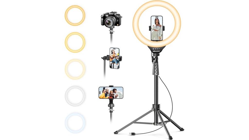 12 inch ring light kit