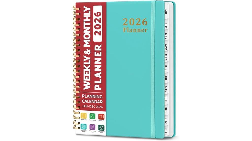 2026 a5 weekly planner