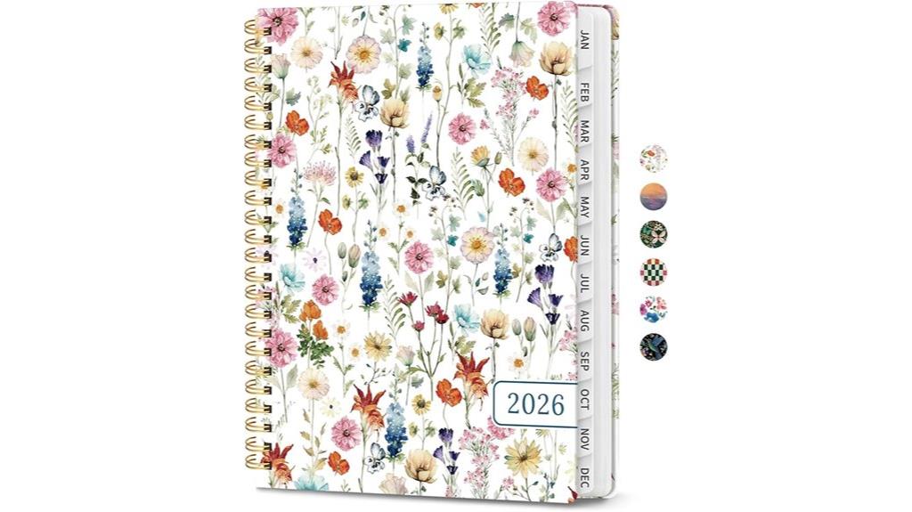 2026 calendar planner tabs