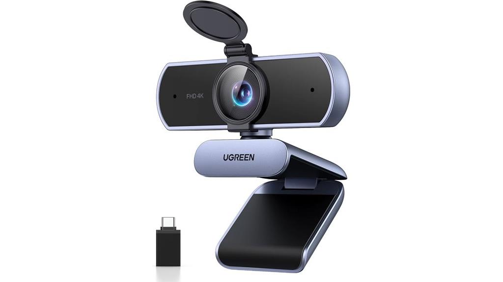 4k webcam with microphone