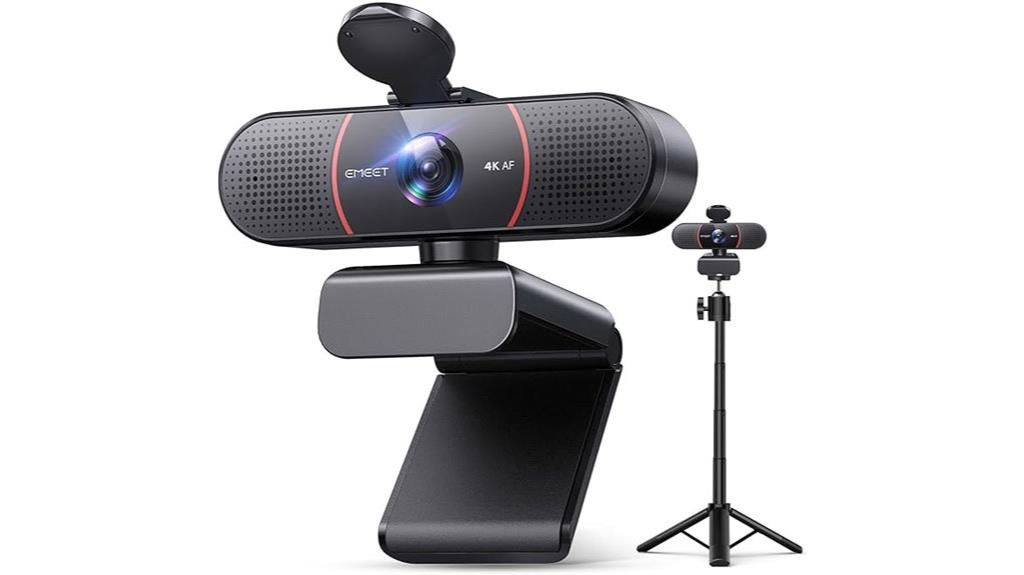 4k webcam with tripod