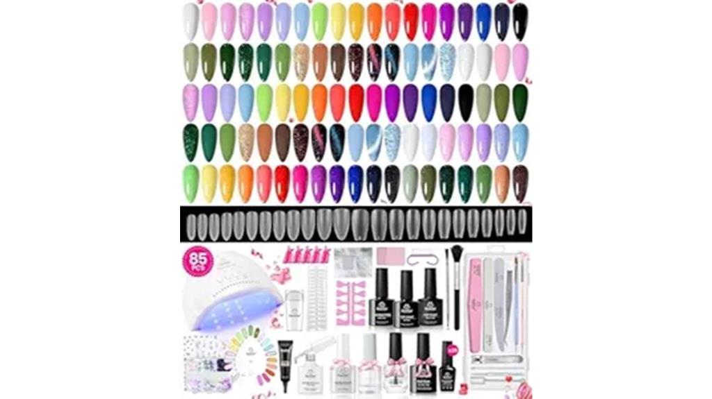 85 piece nail polish set