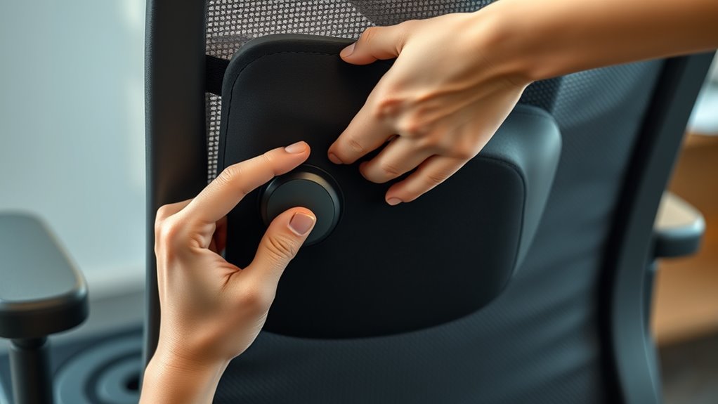 adjust lumbar support firmness