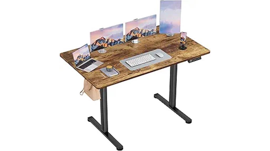 adjustable 48x24 electric desk