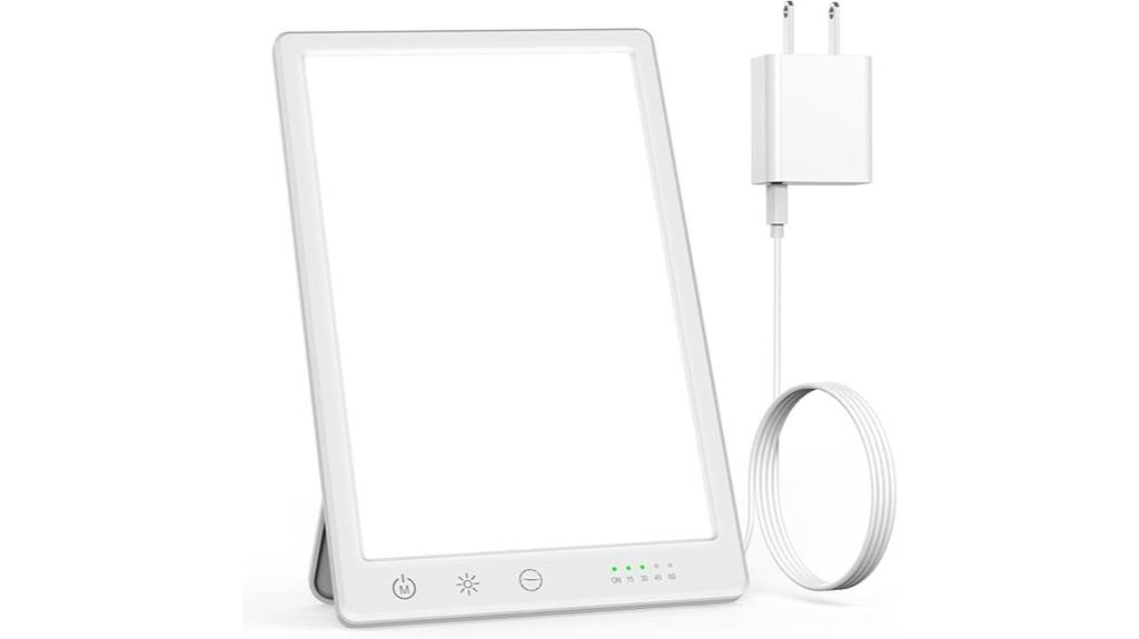 adjustable brightness timer light