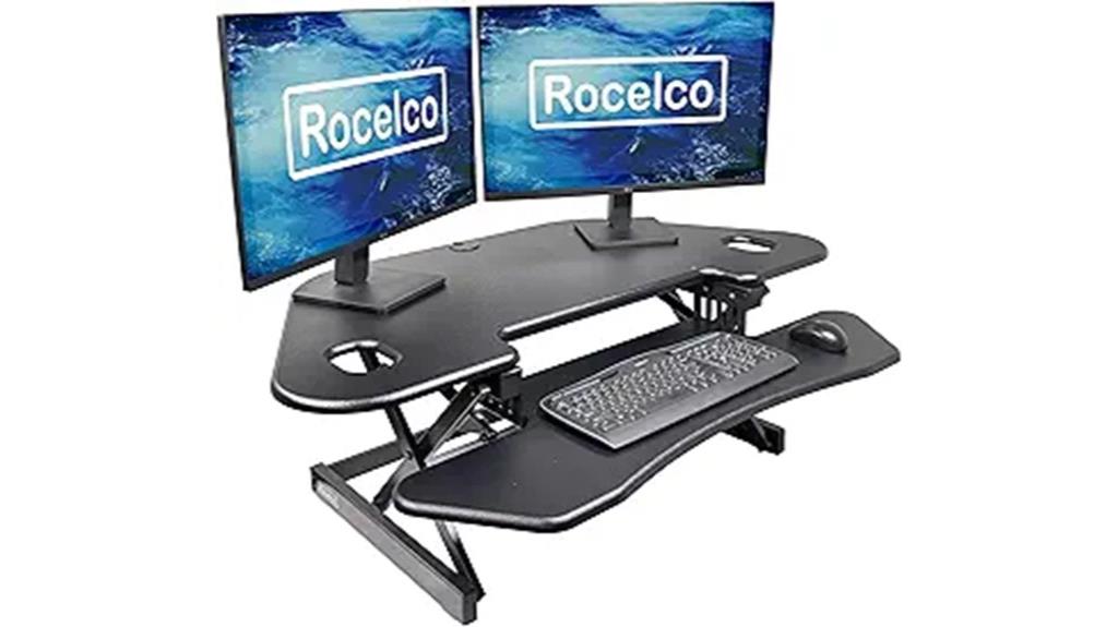 adjustable corner standing desk