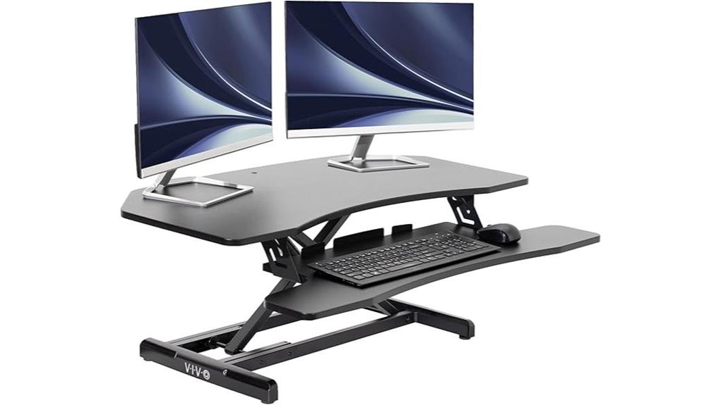 adjustable desktop desk converter