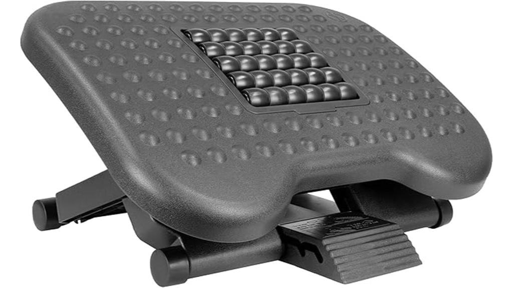 adjustable ergonomic footrest