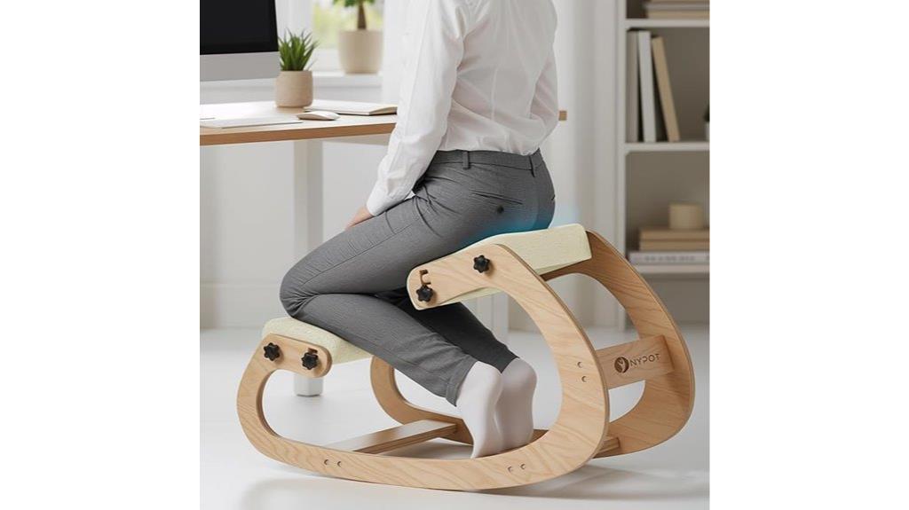 adjustable ergonomic kneeling chair