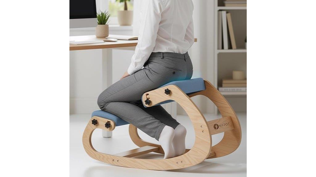 adjustable ergonomic kneeling chair