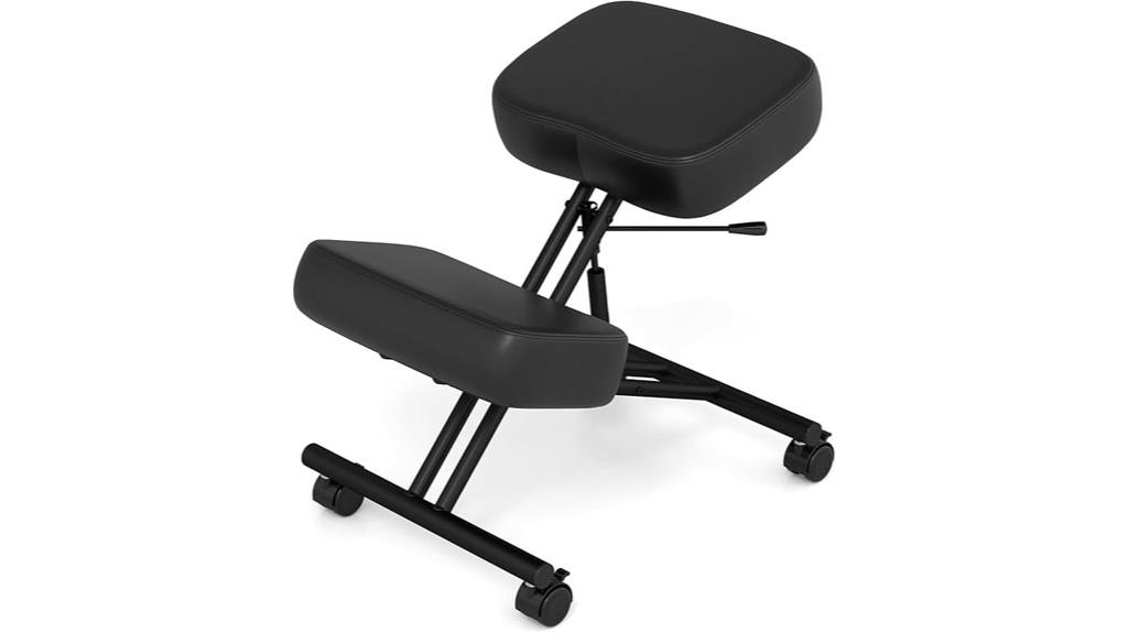 adjustable height kneeling chair