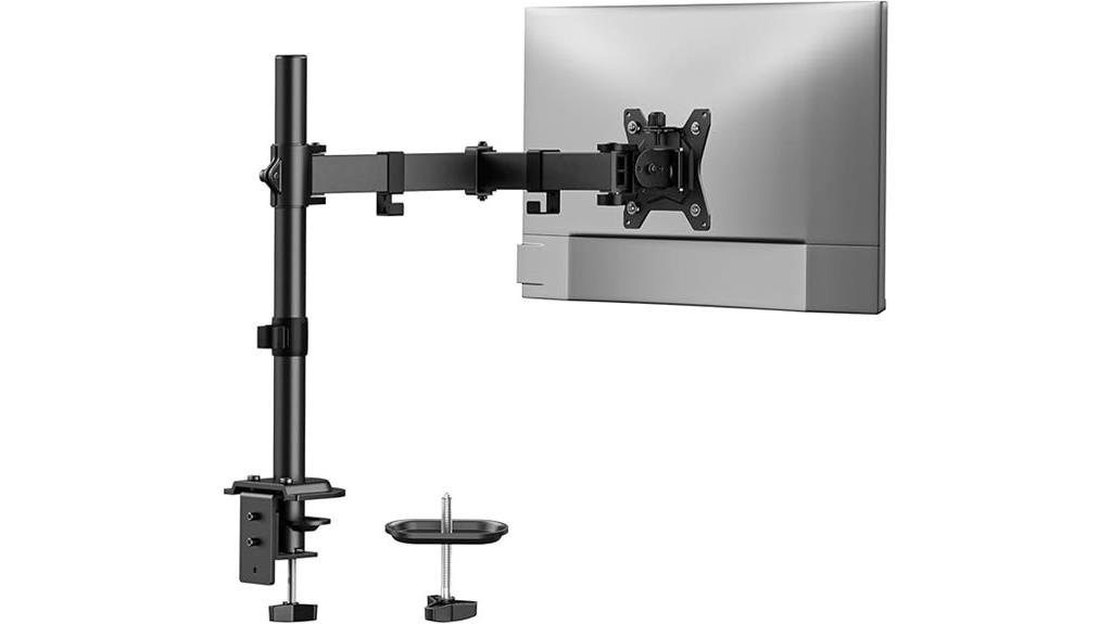 adjustable monitor mounting arm