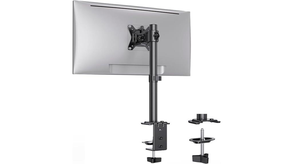 adjustable monitor mounting bracket