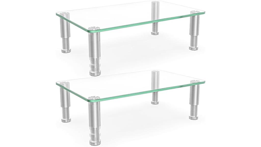 adjustable monitor riser pack