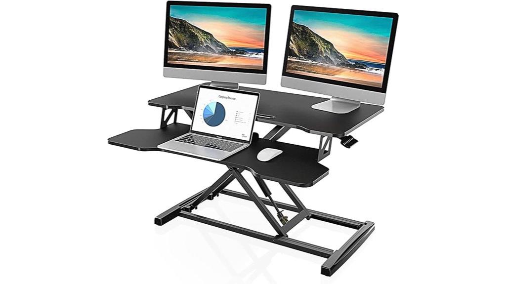 adjustable sit stand desk