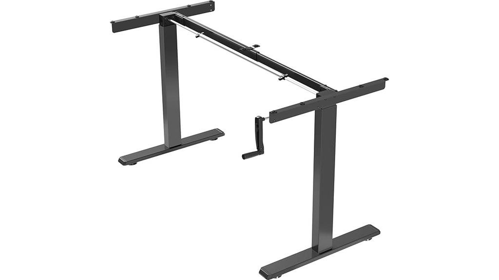 adjustable standing desk frame