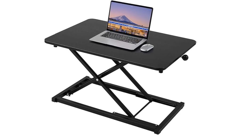 adjustable standing desk riser