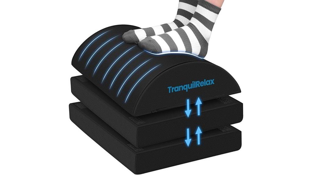 adjustable washable desk footrest