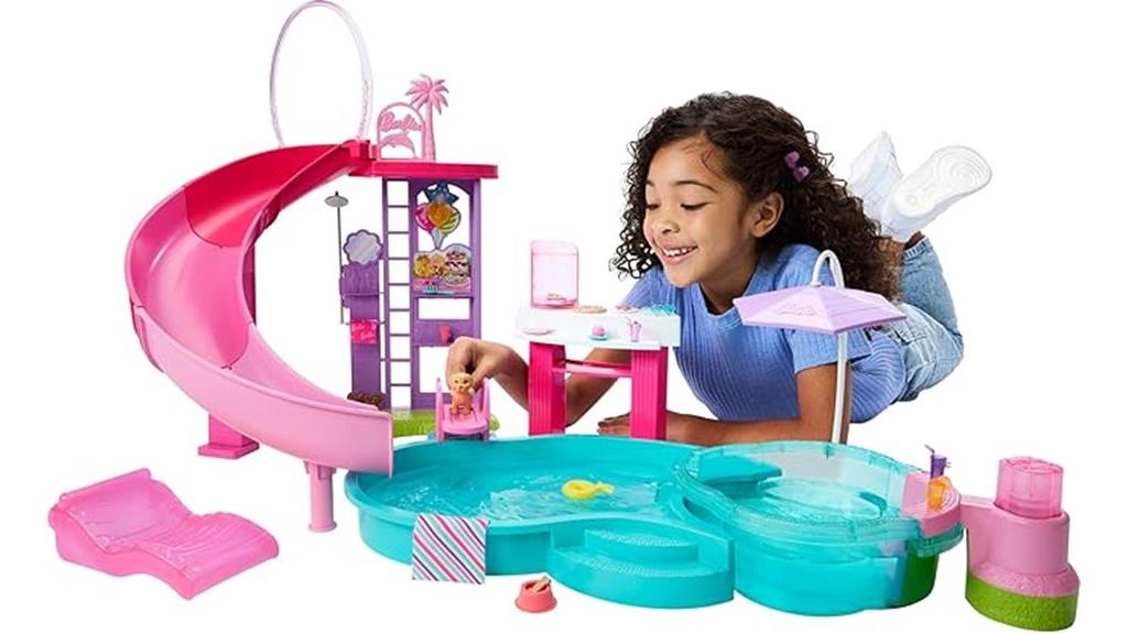 barbie pool playset accessories