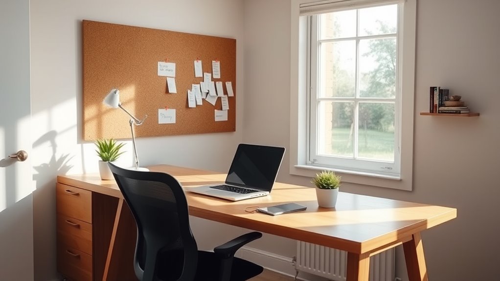 bedroom workspace setup tips