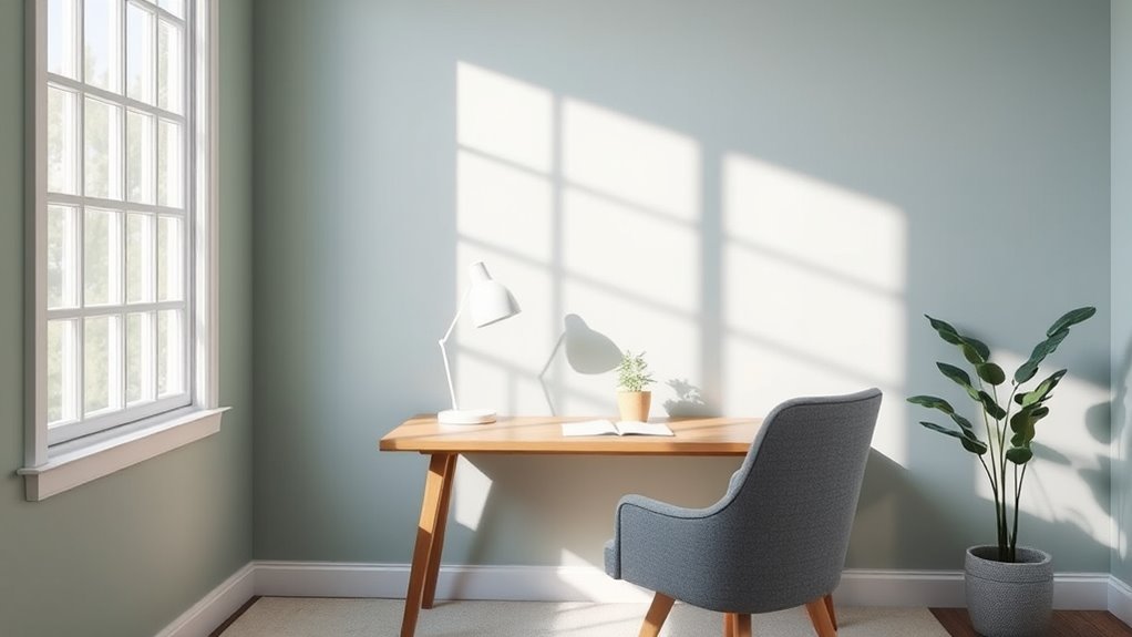 calm harmonious color choices