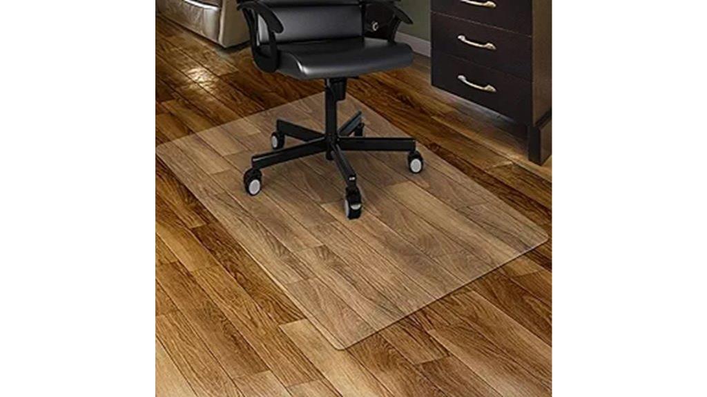 clear hard floor mat