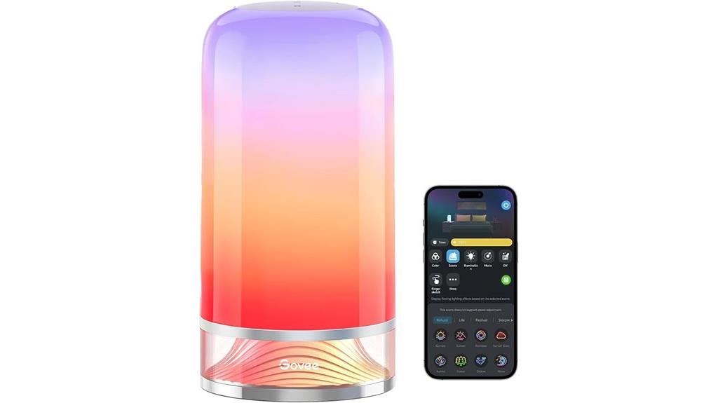 colorful smart lamp features