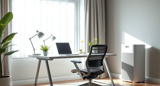 comfortable home office environment