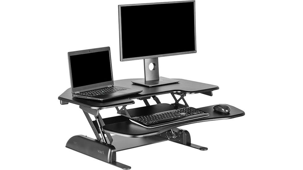 compact corner desk converter