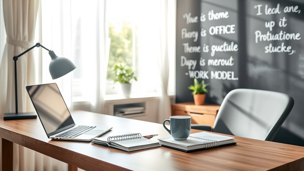 create organized focused workspace