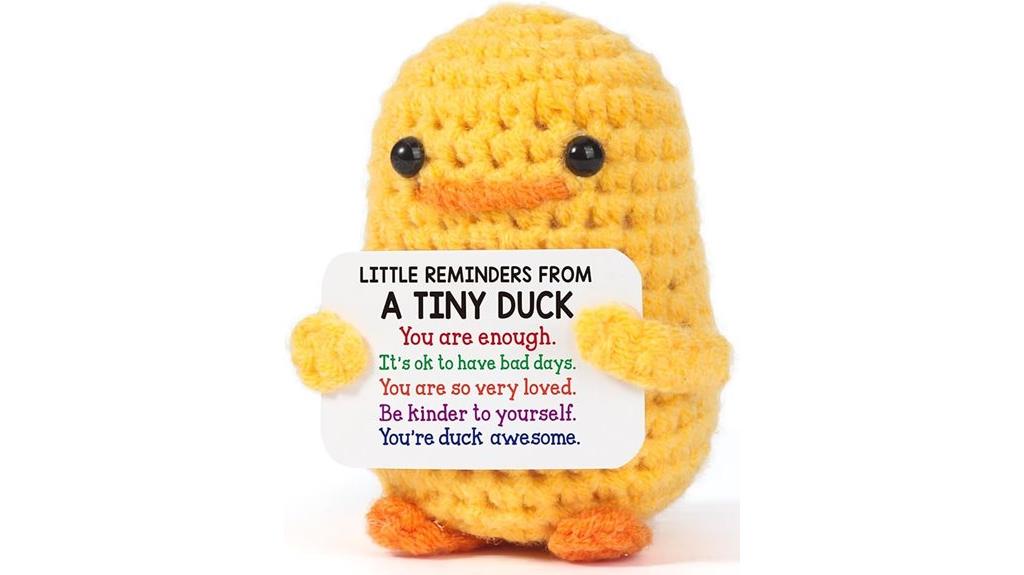 crochet duck for support