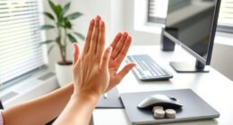 desk exercises and tools