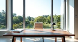 desk window facing considerations