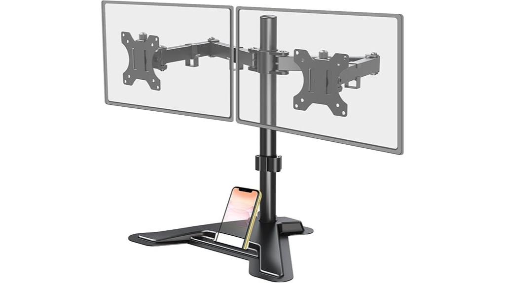 dual 27 inch monitor mount