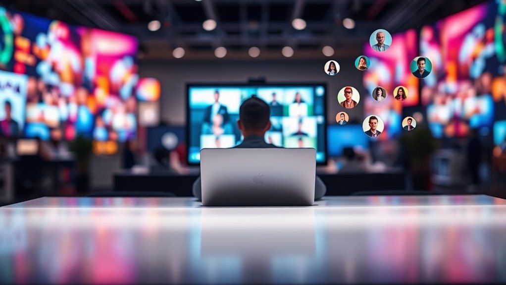 engage in virtual networking