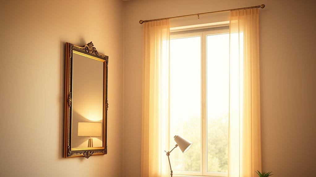 enhance light with mirrors