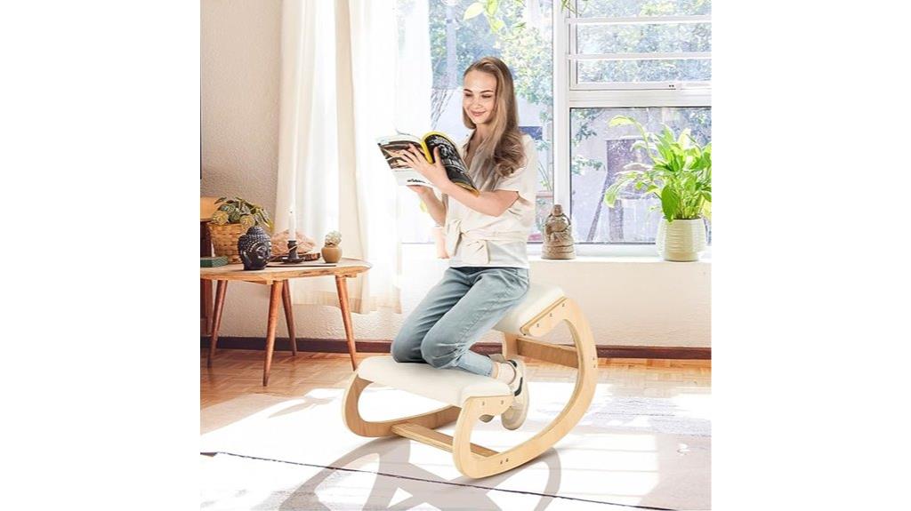 ergonomic kneeling desk chair