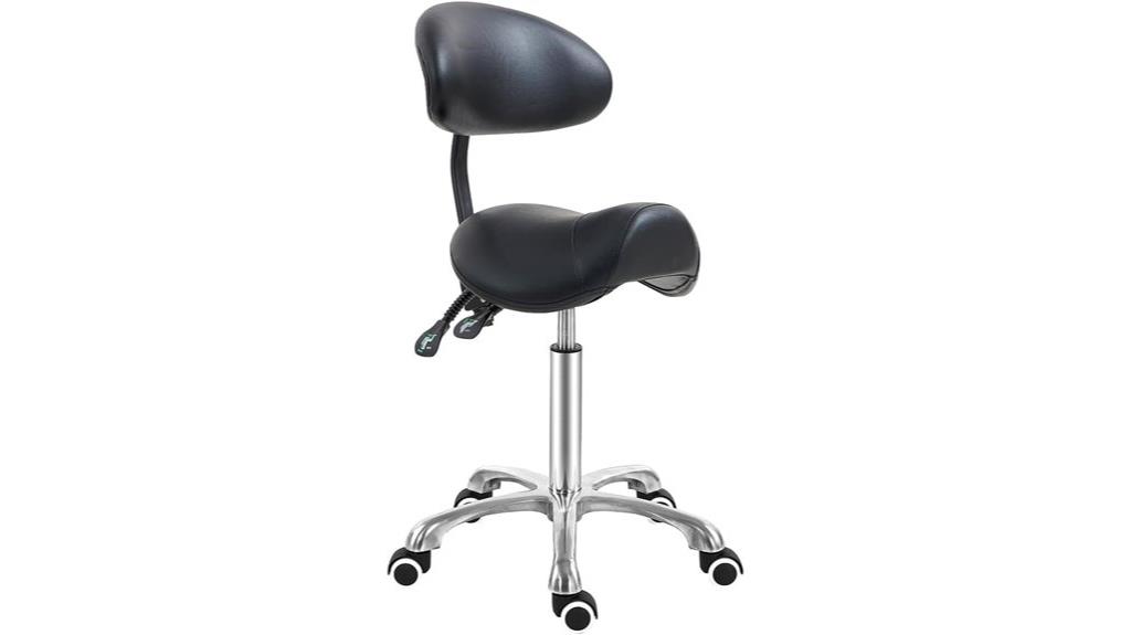 ergonomic saddle stool chair
