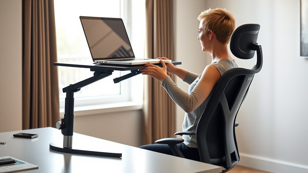 ergonomic setup for comfort