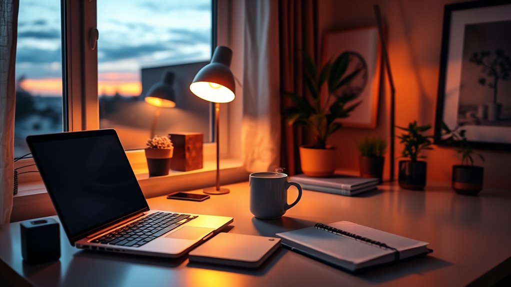 establish a home shutdown routine