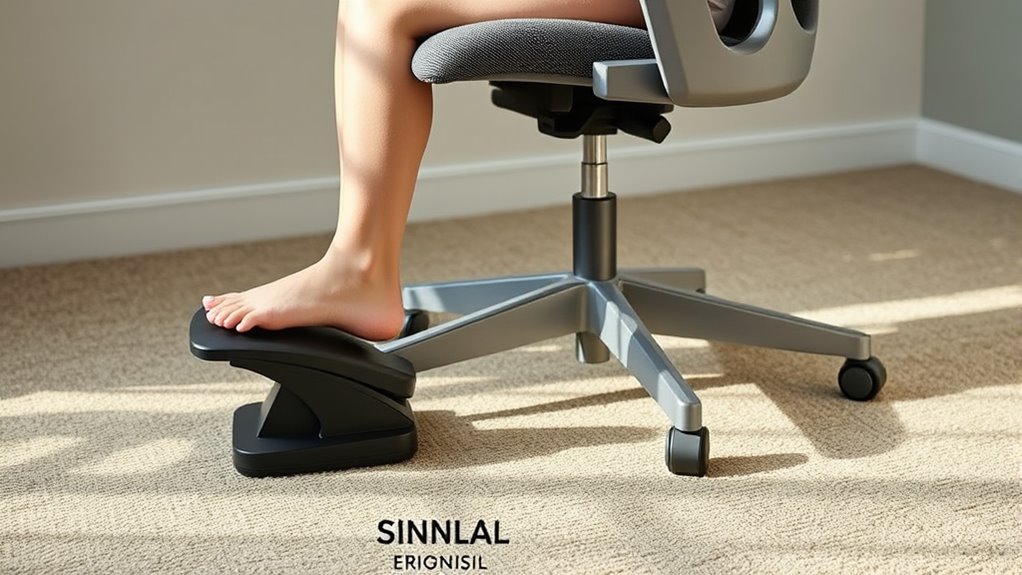 feet flat on support