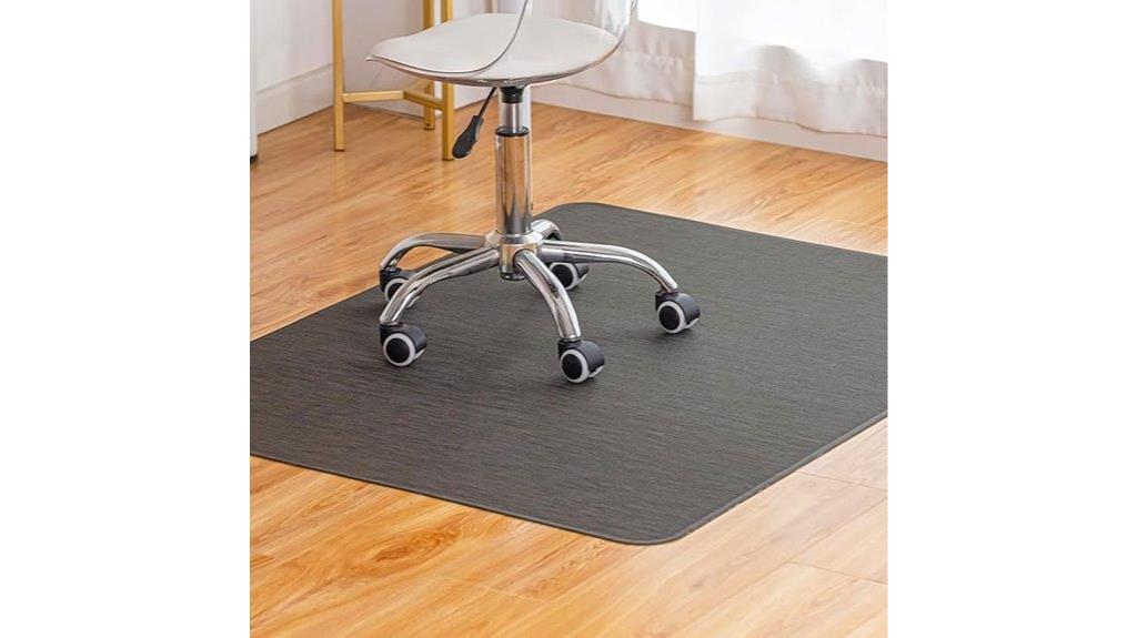 hardwood floor office mat