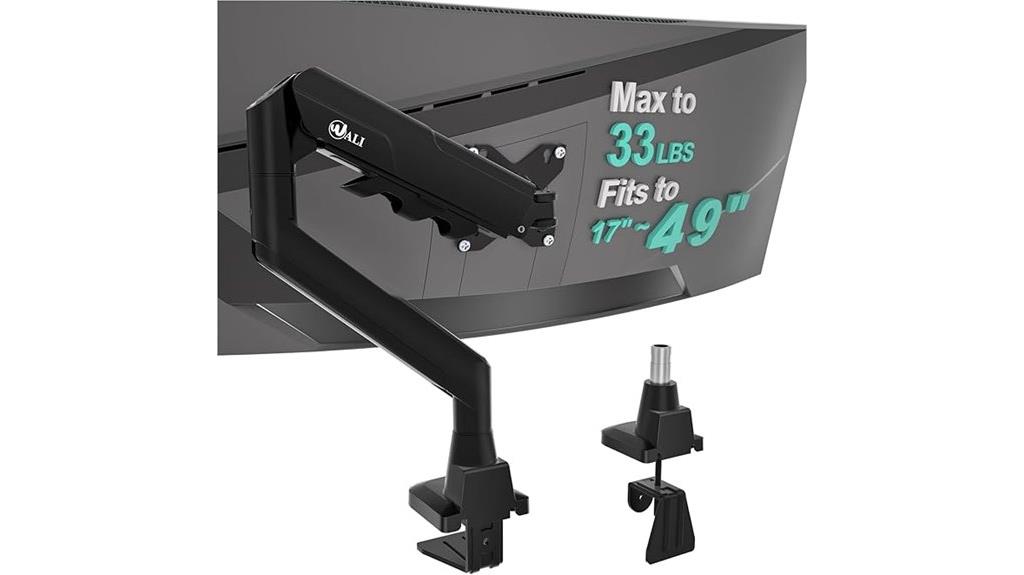 heavy duty monitor arm