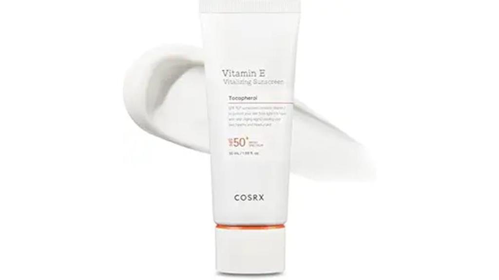 high spf vitamin e sunscreen