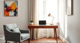 home living room workspace