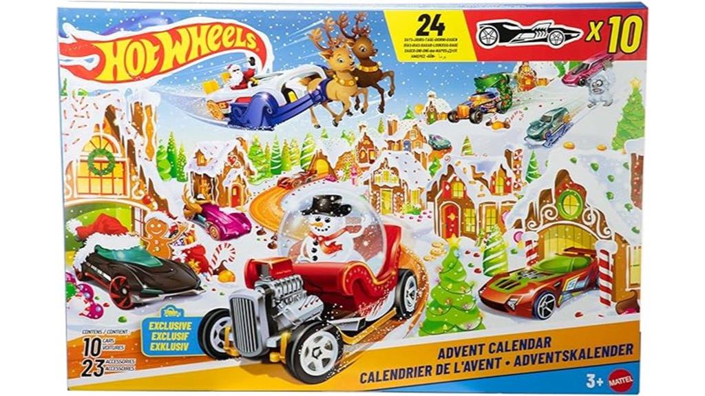 hot wheels toy car calendar