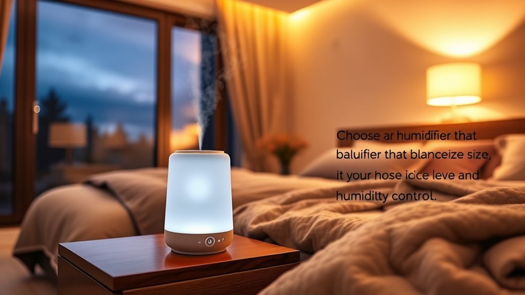 humidifier features for sleep
