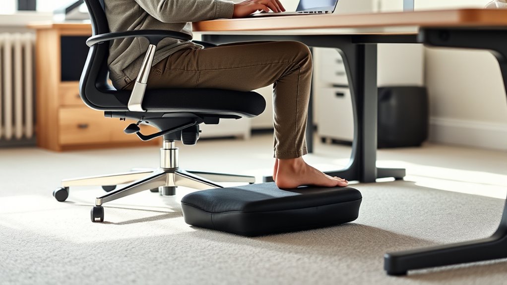 keep feet flat supported