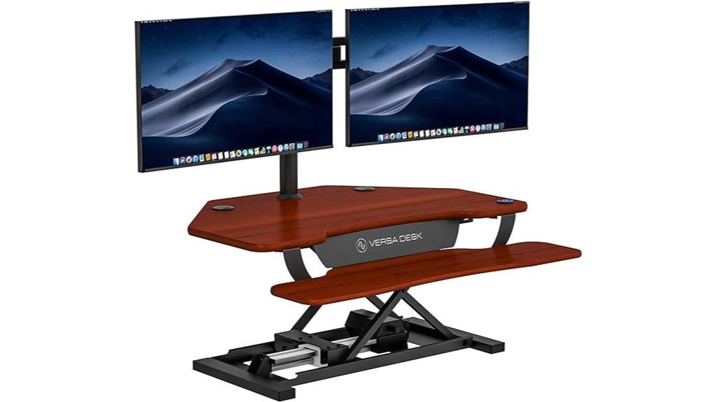 large corner standing desk