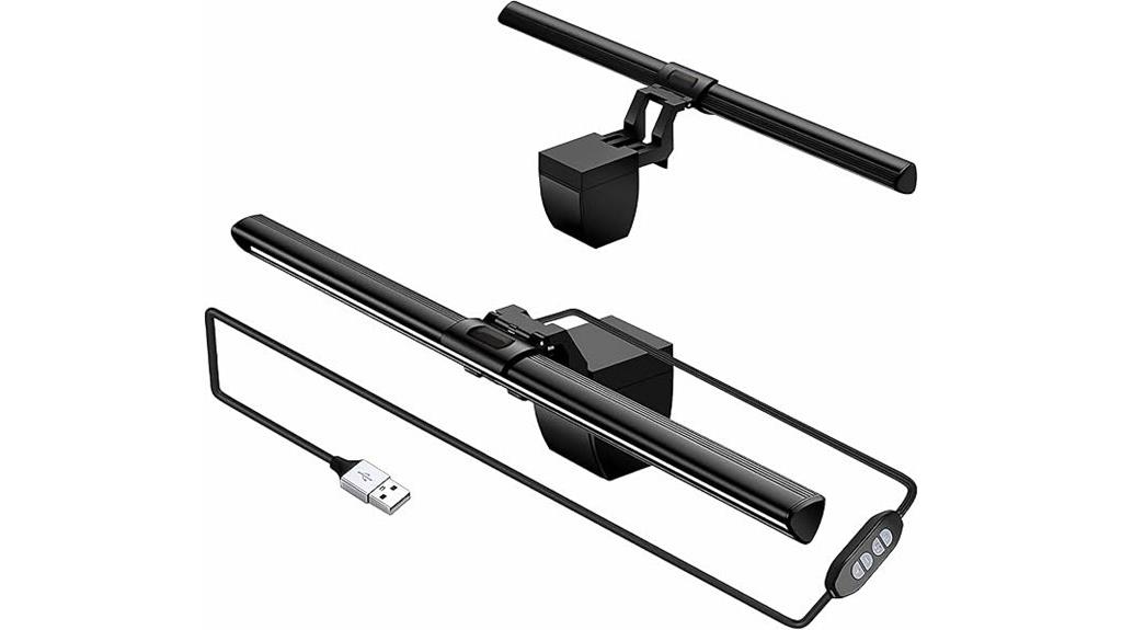 led monitor workspace lighting